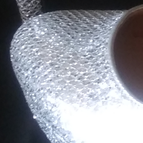 Platform 5 in heel - Silver Chrystal Stilettos - Picture 8 of 10